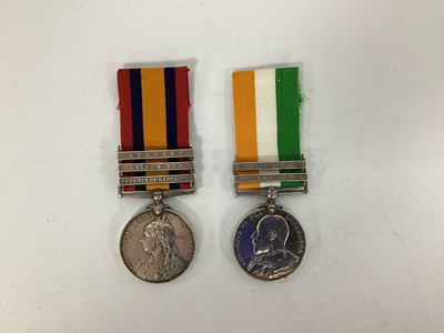 Lot 603 - Boer War Gordon Highlanders Medal Duo,...