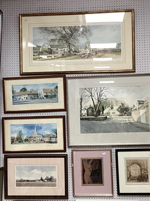 Lot 1477 - Roy Mason Watercolour 'Church at Upper...