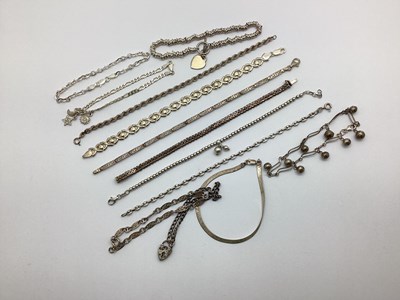 Lot 180 - Modern "925" and Other Bracelets, including...