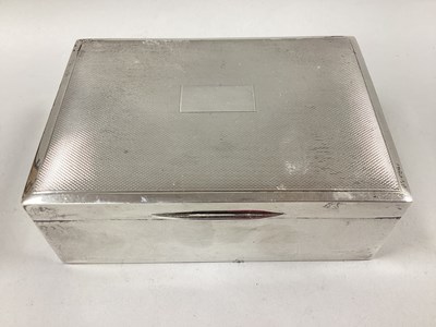 Lot 14 - A Hallmarked Silver Cigarette Box, HCD,...