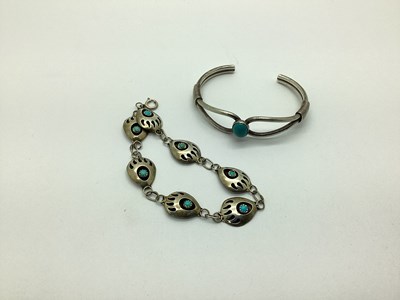Lot 146 - A Modernist Style Bracelet, of stylised design...