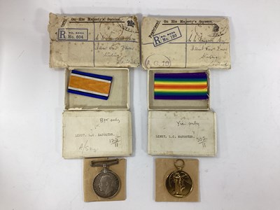 Lot 618 - WWI Argyll & Sutherland Highlanders Officers...
