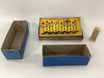 Lot 807 - A Pre-War Dinky White Telephone Box, early...