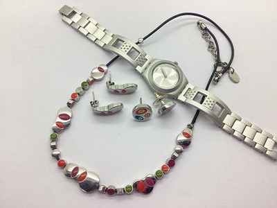 Lot 246 - Swatch; Irony Modern Ladies Wristwatch, on an...