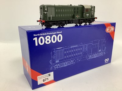 Lot 671 - A boxed Heljan 00 gauge North British...