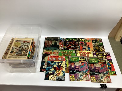 Lot 818 - Approximately Sixty Six DC Silver and Bronze...