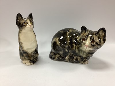 Lot 1263 - Winstanley Seated Tabby Cat, model No 40, 26cm...