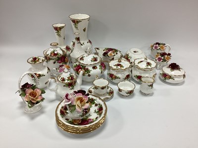 Lot 1214 - Royal Albert Old Country Roses Miniature Tea...