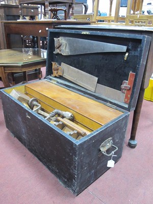 Lot 1270 - A Vintage Tool Box, containing a number of...