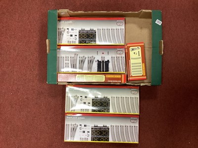Lot 416 - Seven boxed Hornby 00 gauge Track Packs,...