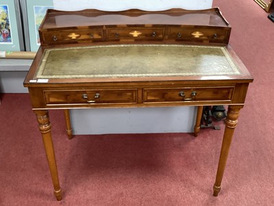 Lot 1502 - Ladies Mid to Late XX Century Desk with Vase...