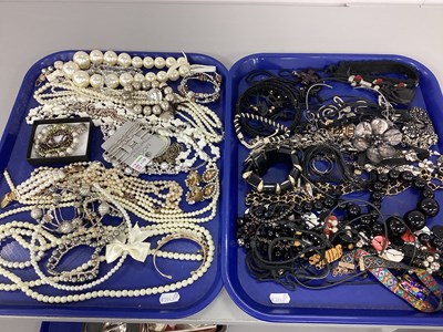 Lot 192 - A Freshwater Pearl Bead Charm Style Bracelet,...