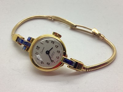 Lot 252 - Chateux; 17 Jewels Incabloc 18ct Gold Cased...