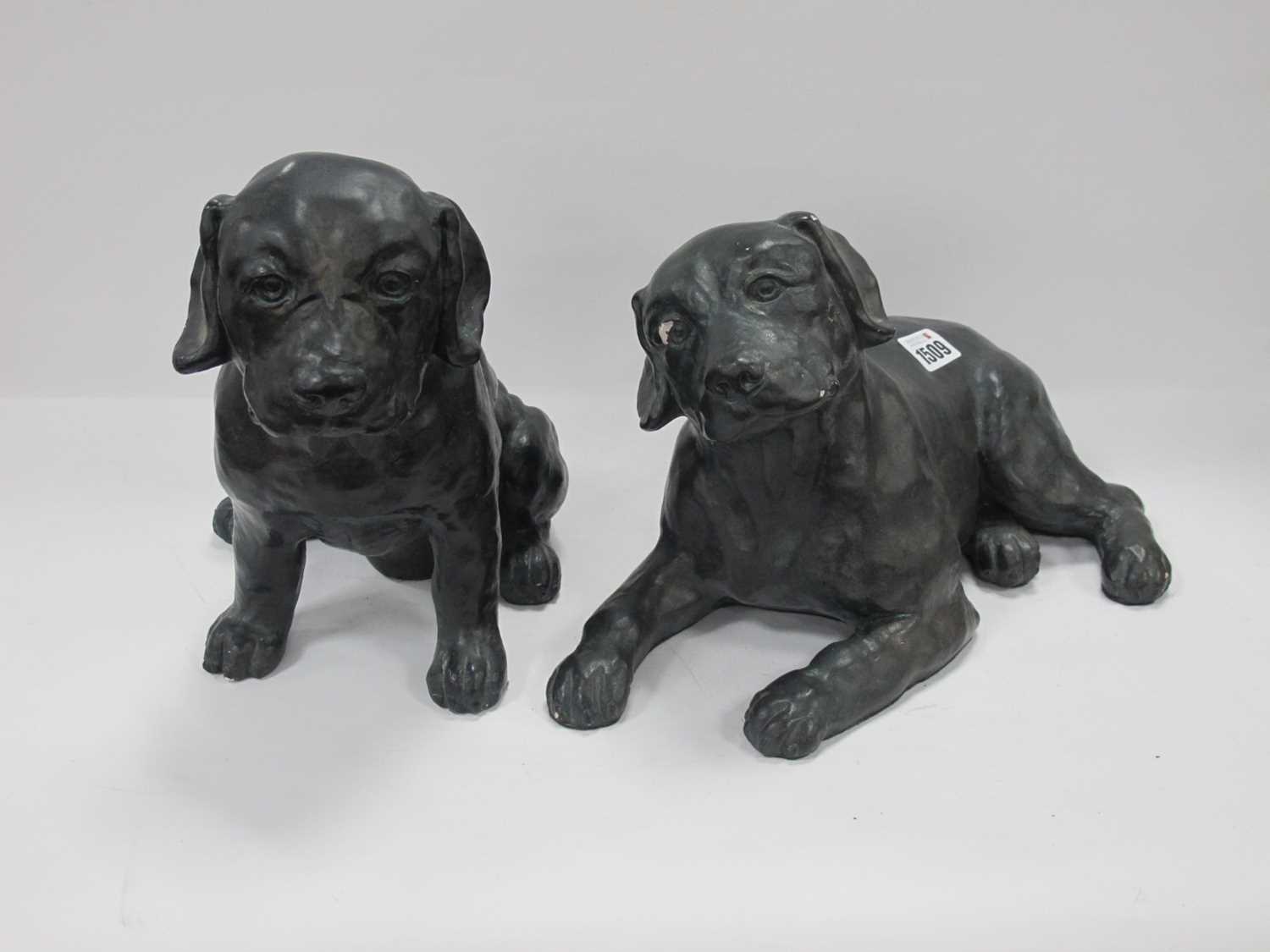 Lot 1509 - Austin Sculpture Models of Dogs, the tallest...