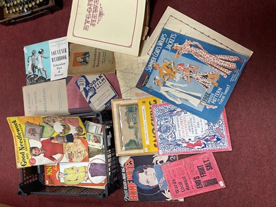 Lot 1383 - 1911 Coronation Programmes, needlework...