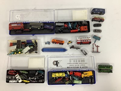 Lot 683 - A Quantity of N Scale Plastic and Diecast...