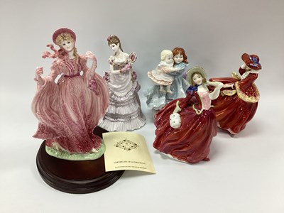 Lot 1228 - Two Royal Worcester Figurines, 'A Royal...