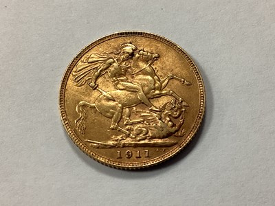Lot 258 - 1911 George V Gold Sovereign.