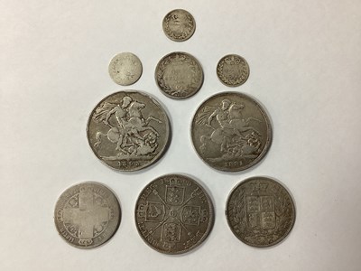 Lot 249 - Collection Of GB XIX Century Silver Coins,...