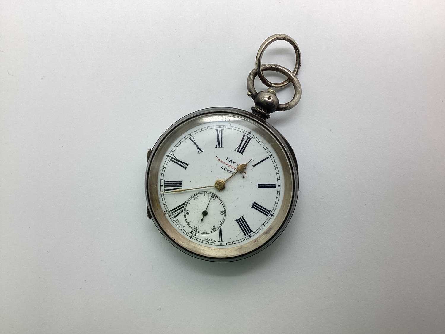 Lot 107 - Kay's Perfection Lever Openface Pocketwatch,
