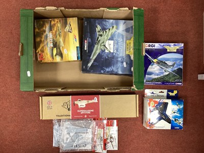 Lot 427 - Four Boxed Diecast Model Military Aircraft by...