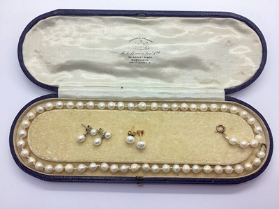 Lot 123 - A Vintage Freshwater Pearl Beaded Necklace,...