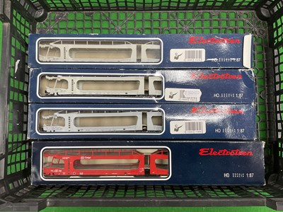 Lot 568 - Four Electrotren HO Gauge Car Transporter...
