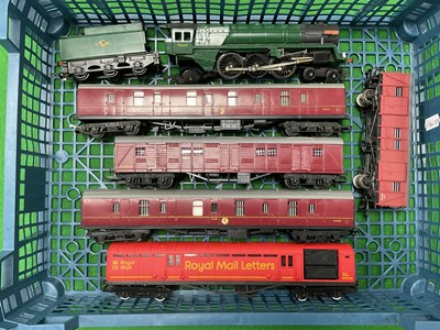 Lot 629 - An 00 gauge Parcels train comprising a Hornby...