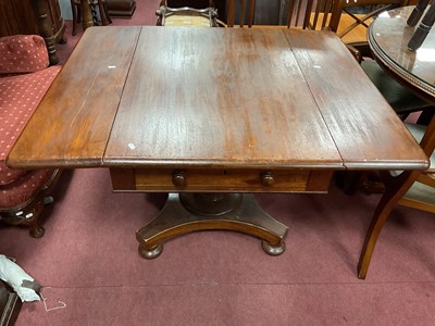 Lot 1547 - XIX Century Mahogany Drop Leaf Pembroke Table...