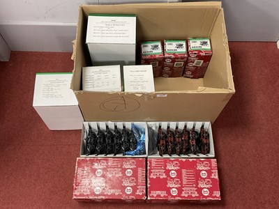 Lot 577 - Nine 'G' Gauge/10mm Boxed items of Rolling...