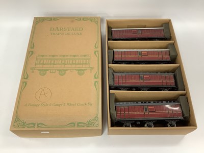 Lot 756 - A Darstead 'O' Gauge/7mm Vintage Style Four...