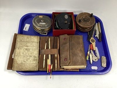 Lot 1406 - Fishing Reels - Allcocks Popular, Rimfly,...