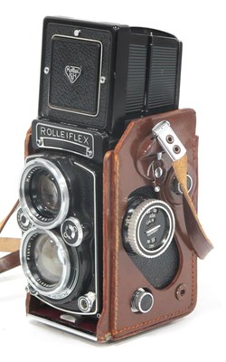 Lot 1219 - A Rollei F&H Rolleiflex Medium Format Camera,...