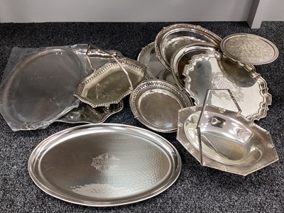 Lot 176 - A Collection of Plated Tableware, to include...