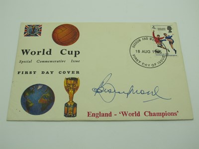 Lot 416 - Bobby Moore Autograph, blue ink signed...