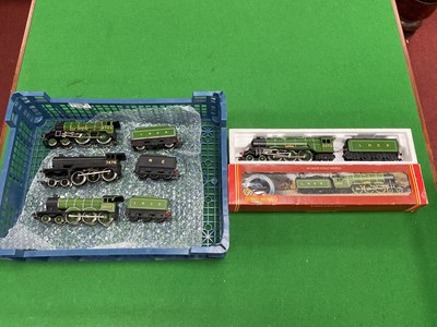 Lot 615 - Four Hornby 00 gauge LNER locomotives: a boxed...