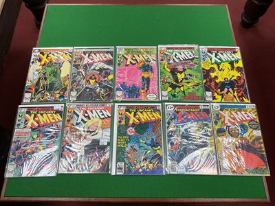 Lot 933 - Ten Marvel The Uncanny X-Men Comics....