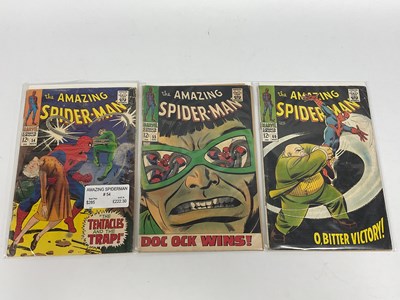 Lot 930 - Three Marvel The Amazing Spider-Man Comics....