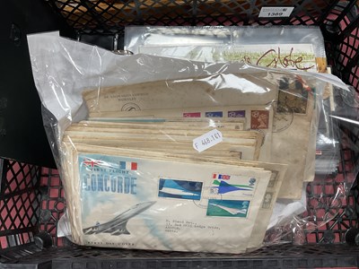 Lot 1389 - Stamps: A Cover Album Housing a Selection of...