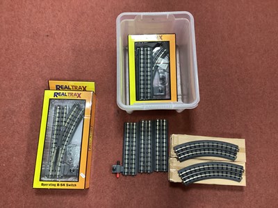 Lot 403 - Two Realtrax (M.T.H) Boxed 'O' Guage/7mm 3...