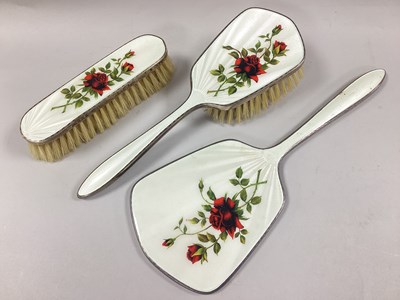Lot 50 - Walker & Hall; A Hallmarked Silver and Enamel...