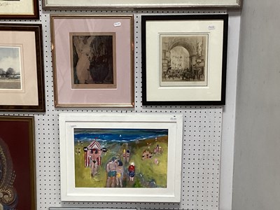 Lot 1478 - William Woolcot (1874-1943) signed etching...