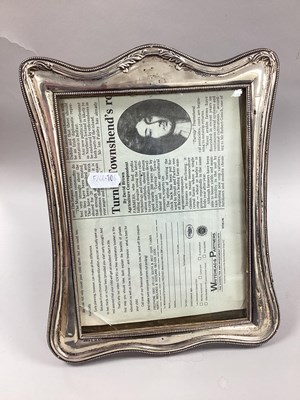 Lot 7 - A Hallmarked Silver Mounted Rectangular...