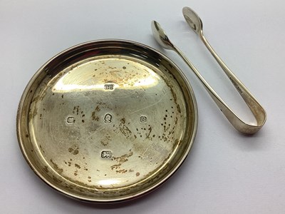 Lot 9 - A Hallmarked Silver Circular Trinket Tray,...