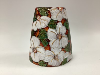 Lot 1262 - Anita Harris Moonflower Tapered Oval Vase,...