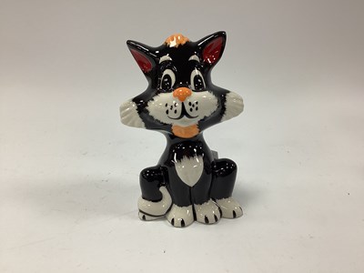 Lot 1291 - Lorna Bailey Inky The Cat, 12.5cm tall.