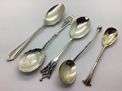 Lot 47 - A Collection of Hallmarked Silver Spoons, to...