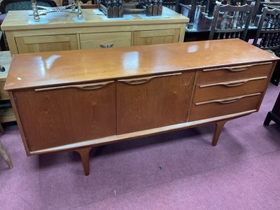 Lot 1576 - 1970s Teak Sideboard in the Jentique Manner,...