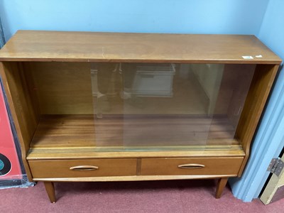 Lot 1500 - Teak Display Cabinet in the Jentique Manner,...