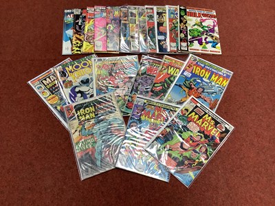 Lot 892 - Twenty One Marvel Comics. To Include Ms Marvel...